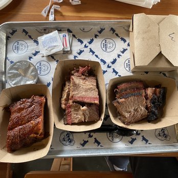 Pig Beach BBQ - 1/2 Rack Baby Back Ribs & 1/2 lb Brisket - Barbeque Near Me - Astoria, New York