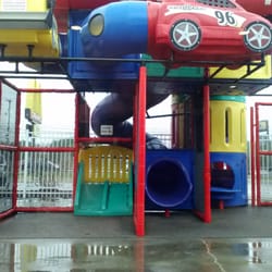 McDonald's - Beautiful playplace. Too bad it's outside!