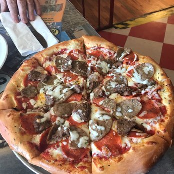 Old Town Pizza Parlor - Pepperoni, meatball and sausage pizza - Pizza Near Me - Albuquerque, New Mexico