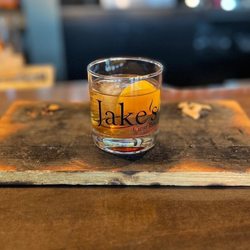 Jake's Cigar Bar - Jake's world famous Smoked Old Fashioned.