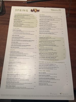 Menu photo 2 Seasons 52 Costa Mesa, CA