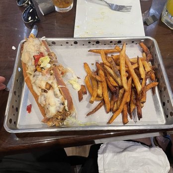 Riverside Taphouse - Dijon chicken cheesesteak - American Near Me - Baltimore, Maryland Riverside Taphouse - Dijon chicken cheesesteak - American Near Me - Baltimore, Maryland