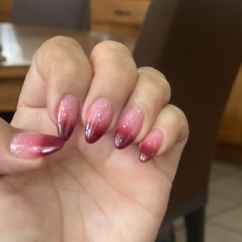 Corner Nails And Spa - Ombre dip nails - Nail Salons Near Me - Folsom, California