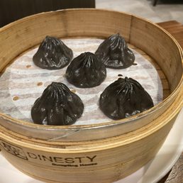 Steamed Black Truffle & Pork Soup Dumplings (ate one before taking the photo) Steamed Black Truffle & Pork Soup Dumplings (ate one before taking the photo)
