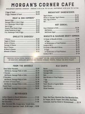 Menu photo 8 Morgan's Corner Cafe Mooresville, IN Menu photo 8 Morgan's Corner Cafe Mooresville, IN