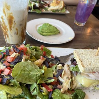 First Watch - Avocado Chop Salad, Monterey Club Sanfwich, caramel crunch coffee, lavender Haze - Breakfast & Brunch Near Me - St George, Utah First Watch - Avocado Chop Salad, Monterey Club Sanfwich, caramel crunch coffee, lavender Haze - Breakfast & Brunch Near Me - St George, Utah