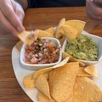Palm Greens Cafe - Delish pico and guacamole with a kick :) - Breakfast & Brunch Near Me - Palm Springs, California