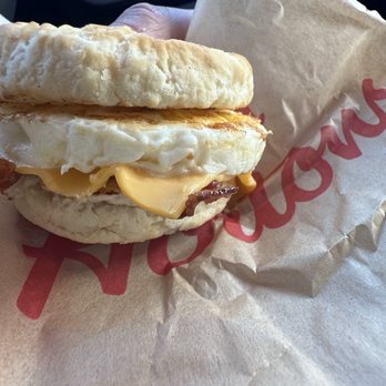 Tim Hortons - Bacon egg and cheese biscuit - Coffee & Tea Near Me - Erie, Pennsylvania