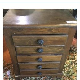This was the nightstand before. Solid wood, heavy and great quality. This was the nightstand before. Solid wood, heavy and great quality.