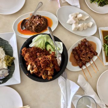 Wayang - So much food- fed for of us and had leftovers. - Indonesian Near Me - Alhambra, California