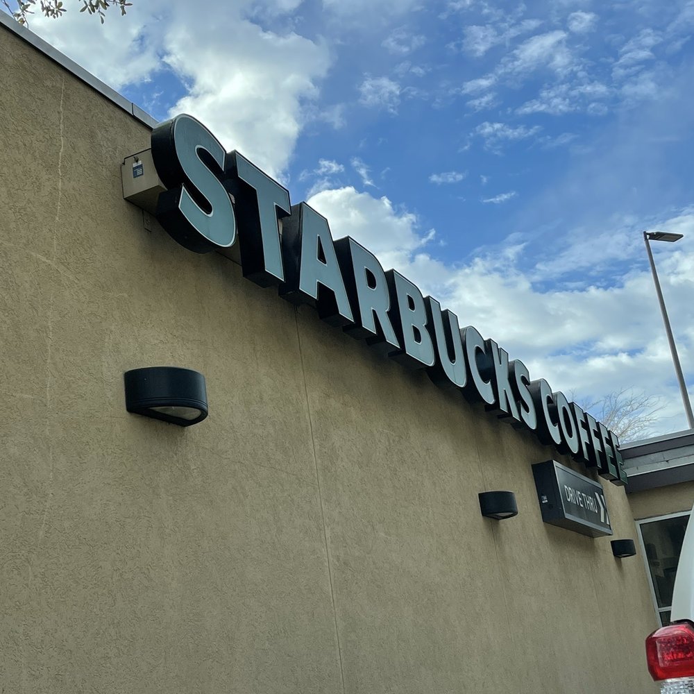 Starbucks - It is hard to see from the road. And the drive through backs up! - Coffee & Tea Near Me - Tallahassee, Florida Starbucks - It is hard to see from the road. And the drive through backs up! - Coffee & Tea Near Me - Tallahassee, Florida