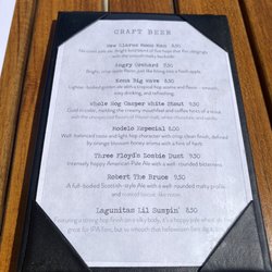 Turf kitchen + tap - Craft beer menu