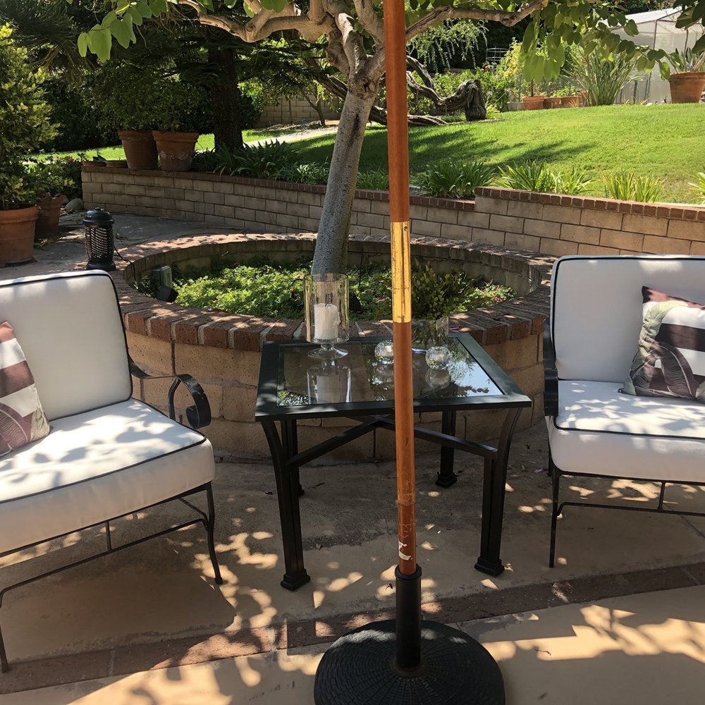 Capistrano Upholstery - Last years project of custom vintage patio cushions, white sunbrella with black cord. - Furniture Reupholstery Near Me - San Juan Capistrano, California Capistrano Upholstery - Last years project of custom vintage patio cushions, white sunbrella with black cord. - Furniture Reupholstery Near Me - San Juan Capistrano, California