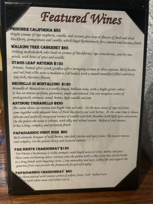 Menu photo 5 Athena Restaurant St. Augustine, FL