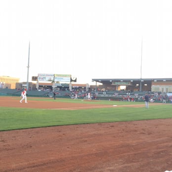 Banner Island Ballpark - Our view of the game from section 103 front row - Stadiums & Arenas Near Me - Stockton, California Banner Island Ballpark - Our view of the game from section 103 front row - Stadiums & Arenas Near Me - Stockton, California