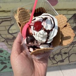 Ice cream nachos