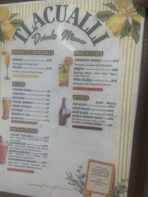 Menu photo 1 Tlacualli Breakfast New York, NY Menu photo 1 Tlacualli Breakfast New York, NY