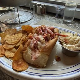 Lobster roll Maine style! Chilled