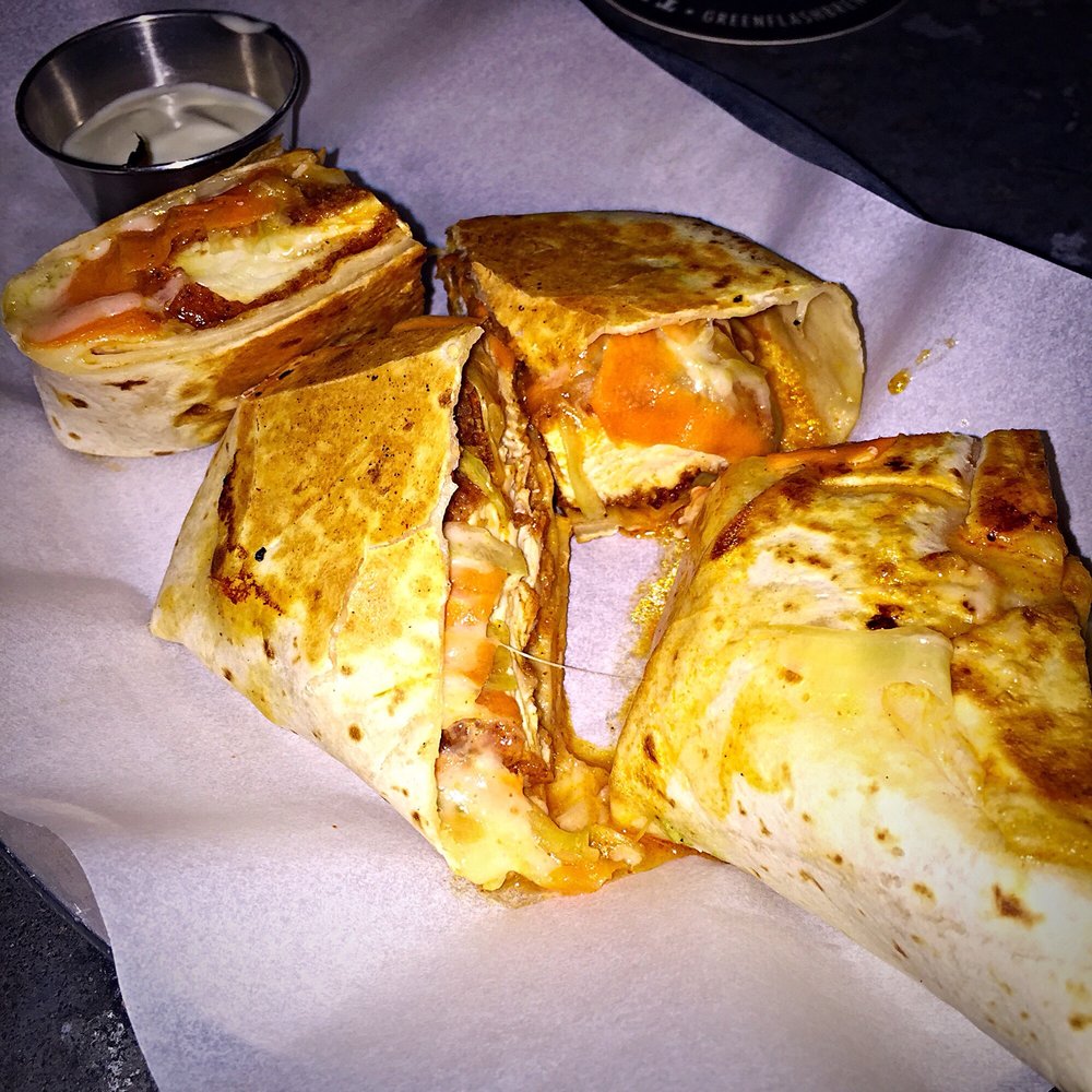 Barcade - Buffalo chicken wrap.Food here is good! - Bars Near Me - New York, New York Barcade - Buffalo chicken wrap.Food here is good! - Bars Near Me - New York, New York