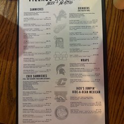 Village Hide-A-Way - Menu Back