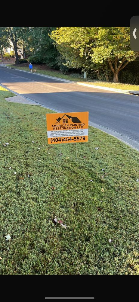 Slide of American Painting Restoration