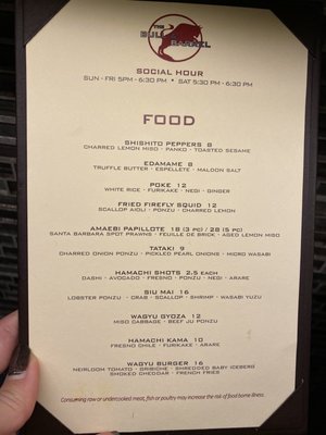 Menu photo 2 Bull And Barrel Pasadena, CA