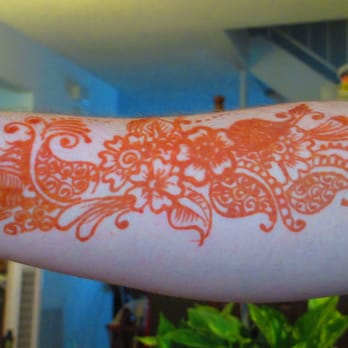 Henna Shoppe - (Henna isn't this orange, that's just due to the lighting) - Henna Artists Near Me - Tempe, Arizona