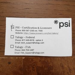 PSI Testing Center