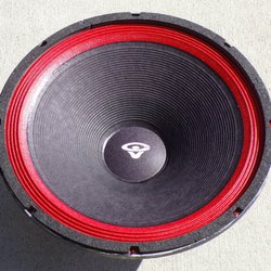 Power & Light Productions - A Cerwin Vega LE-15D a customer brought in for repair recently. They'd tried other places before. We did it with quality American parts!