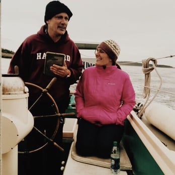 All Aboard Sailing - The Captain & Mate - Boat Tours Near Me - Friday Harbor, Washington