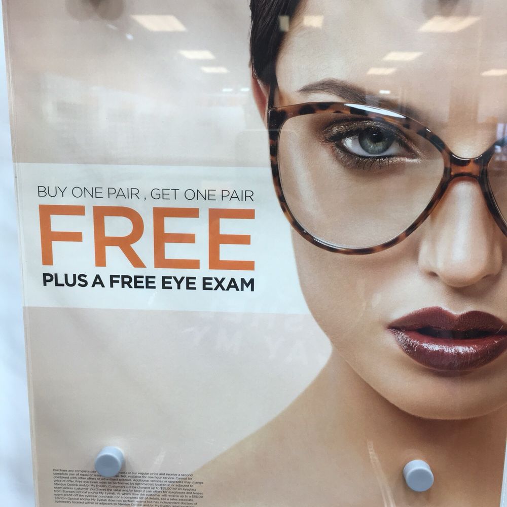 Stanton Optical - This is the real offer. It is BOGO and you prepay for the exam and get a credit on your purchase. - Optometrists Near Me - Waco, Texas