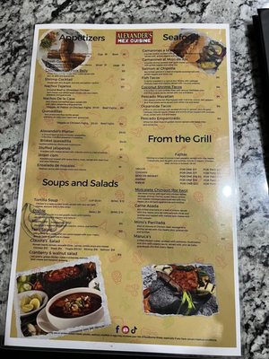 Menu photo 2 Alexander’s Mex Cuisine Plano, TX Menu photo 2 Alexander’s Mex Cuisine Plano, TX