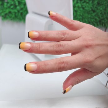 Lilypad Spa - Dipping manicure with ombré +French - Nail Salons Near Me - San Francisco, California Lilypad Spa - Dipping manicure with ombré +French - Nail Salons Near Me - San Francisco, California