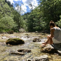 Das Leben spüren - Embrace Life - Unwinding on the river banks