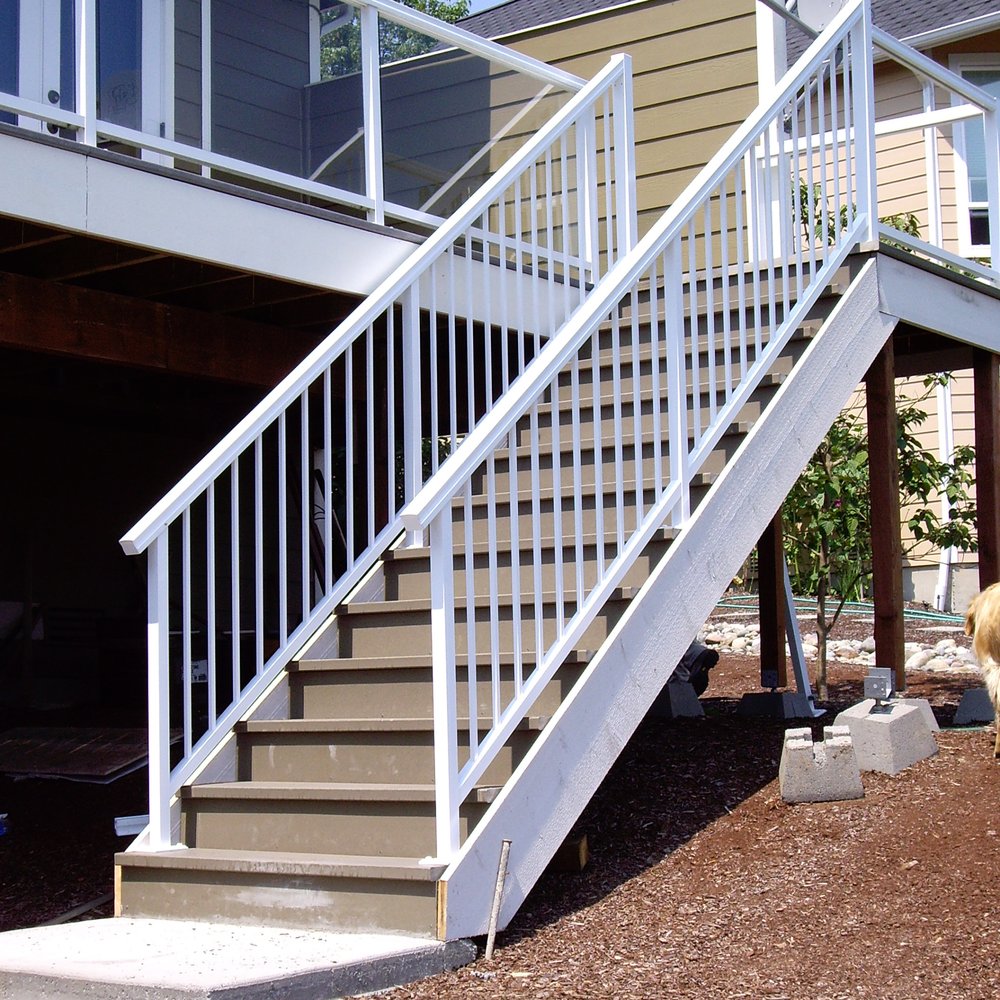 Winter Construction - the steps leading up to the house - General Contractors Near Me - Port Orchard, Washington
