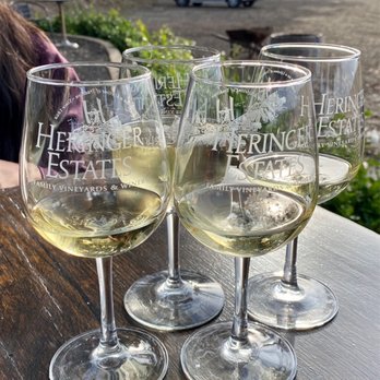 Heringer Estates - wine flight - Wineries Near Me - Clarksburg, California Heringer Estates - wine flight - Wineries Near Me - Clarksburg, California