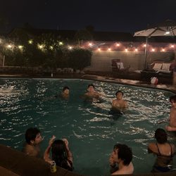 Chris D Pool And Spa - Day before thanksgiving kids having a ball!
