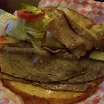Bollywood 360 - the "gyro,  no onions" with thin sliced mystery gyro meat. - Pizza Near Me - Bothell, Washington