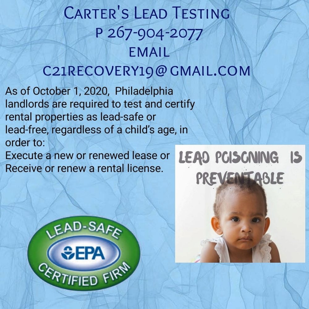 CARTERS LEAD DUST TEST Updated July 2024 Request Consultation
