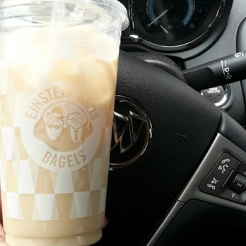 Einstein Bros. Bagels - The Iced Coffee I ordered ended up actually being Iced Tea with cream and sugar. I WON'T be going back! - Sandwiches Near Me - Addison, Texas