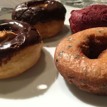 Donut Connection - Dunkin donuts does a better blueberry donut and the red velvet tastes like a normal cake donut. - Donuts Near Me - Gainesville, Florida