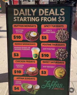 Menu photo 2 Jaffna Street Food Toronto, ON Menu photo 2 Jaffna Street Food Toronto, ON
