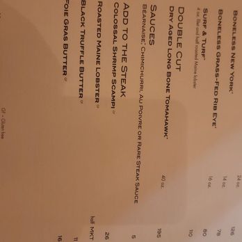 Rare Steakhouse - Menu - Steakhouses Near Me - Everett, Massachusetts