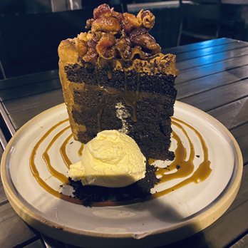 Yardbird Table & Bar - Bourbon Bacon Chocolate Cake - Southern Near Me - Miami Beach, Florida Yardbird Table & Bar - Bourbon Bacon Chocolate Cake - Southern Near Me - Miami Beach, Florida