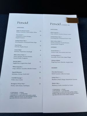 Menu photo 6 Perseid Houston, TX