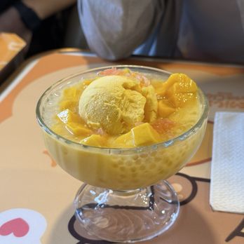 Mango Mango Dessert - Special Mango Juice, Sago & Pomelo w. Mango Ice Cream - Desserts Near Me - Pittsburgh, Pennsylvania