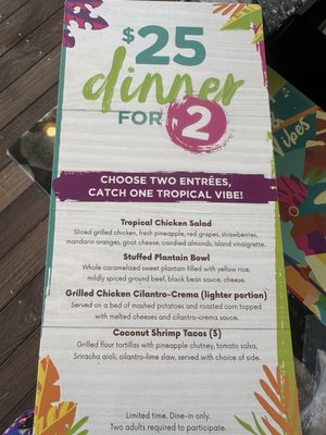Menu photo 5 Bahama Breeze Tampa, FL