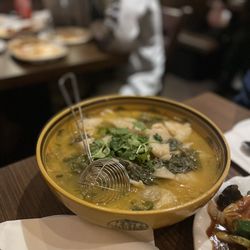 Pickled vegetables fish