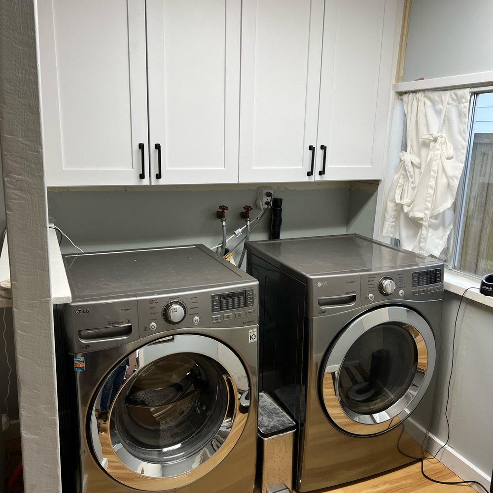 Your Home Builders - Big upgrade to my laundry room's storage space - General Contractors Near Me Your Home Builders - Big upgrade to my laundry room's storage space - General Contractors Near Me
