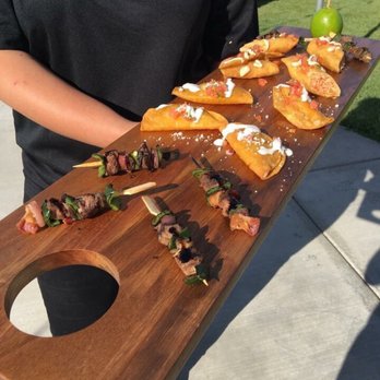 Kala Truck - Our wedding appetizers! Flautas, potato tacos, steak and bacon skewers - Mexican Near Me Kala Truck - Our wedding appetizers! Flautas, potato tacos, steak and bacon skewers - Mexican Near Me